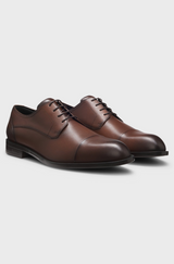 Tayil Leather cap toe Derbies