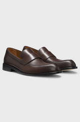 Tayil Leather loafers with penny trim