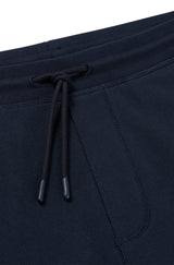 Boss COTTON-TERRY TRACKSUIT BOTTOMS WITH LOGO PATCH