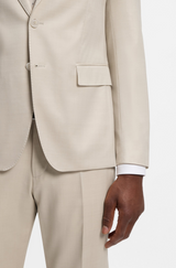 Slim-fit jacket in virgin-wool serge