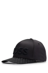 BOSS Sevile Black Woven Cap