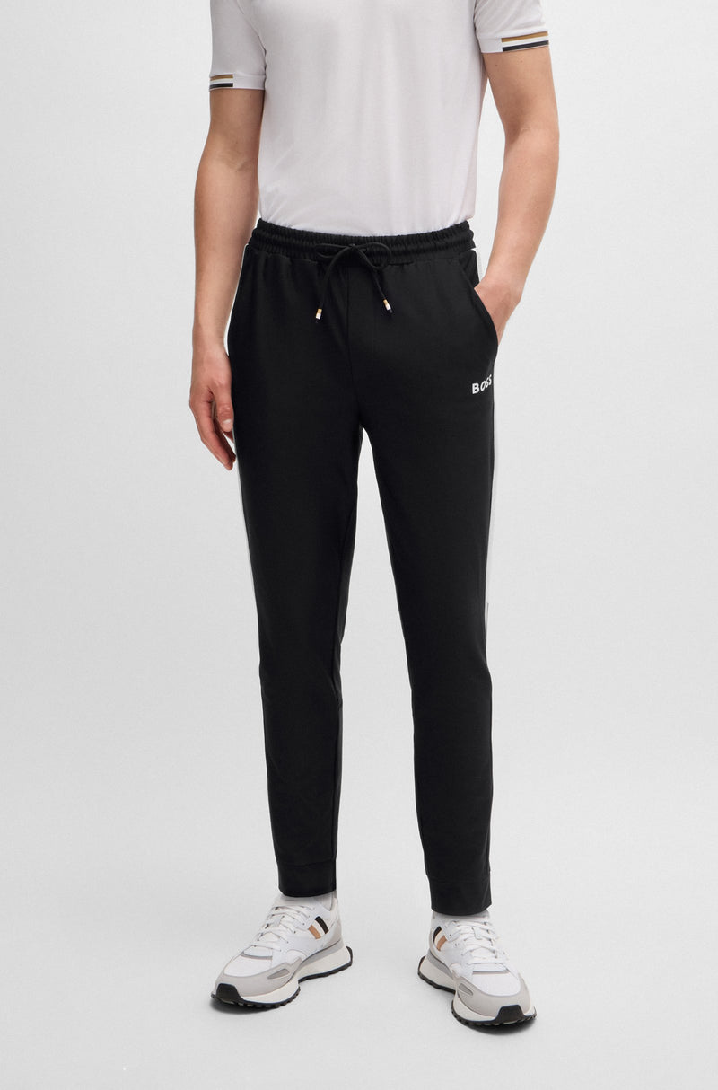 Boss X Matteo Berrettini Tracksuit Bottoms with Constrast Tape and Branding