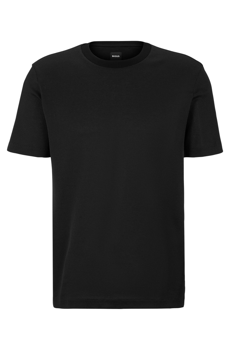 BOSS Cotton T-shirt With Mercerized Finish