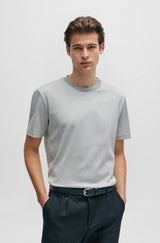 BOSS Cotton T-shirt With Mercerized Finish