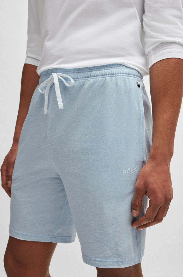 Boss Shorts with Drawstring Waist and Embroidered logo