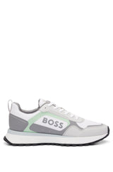 Boss Lace-up Trainers With Faux Leather