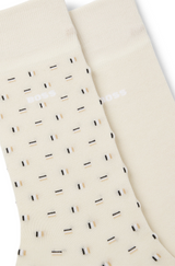 Two-pack socks in cotton blend