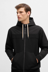 Boss Zip-Up Hoodie with Tonal Insert