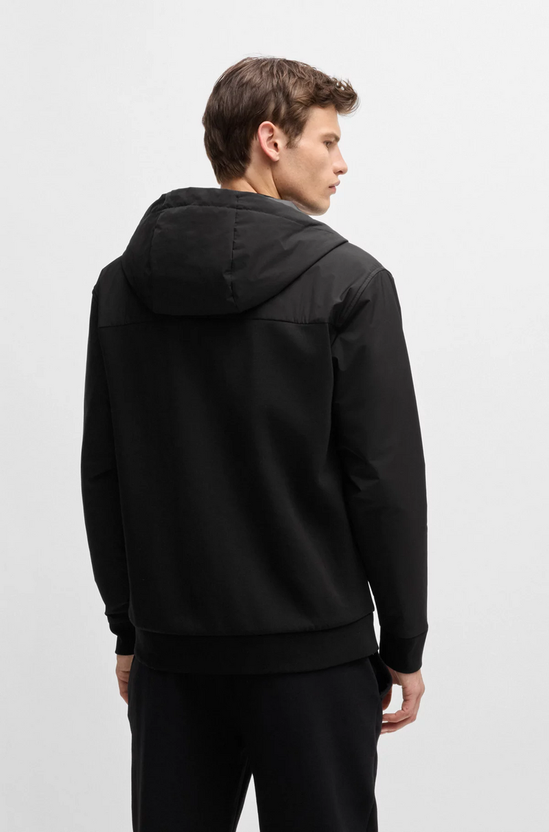 Boss Zip-Up Hoodie with Tonal Insert