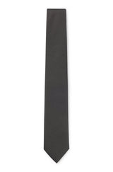 Silk-blend tie in micro-pattern jacquard