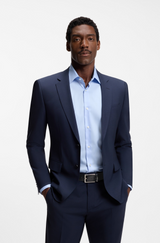 Boss Reversible belt in Italian leather