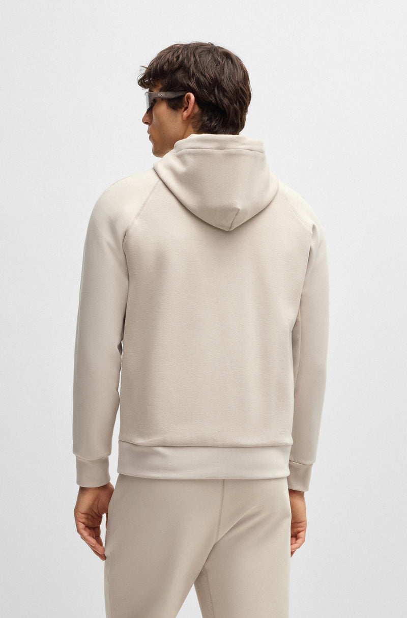 Boss Zip-up Hoodie with Logo Patch