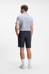 Slim-fit shorts in water-repellent stretch fabric