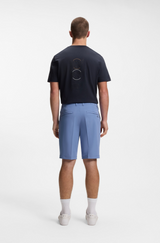 BOSS Green Slim-fit shorts in water-repellent stretch fabric