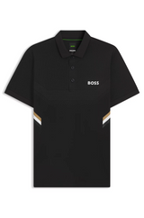 Boss Active slim-fit polo shirt with moisture management