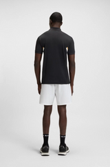 Boss Active slim-fit polo shirt with moisture management