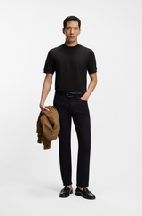 Boss Regular-fit T-shirt in a mercerised cotton blend