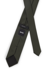 Formal tie with jacquard pattern