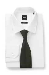 Formal tie with jacquard pattern