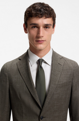 Formal tie with jacquard pattern