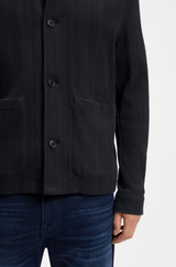 Relaxed-fit Carper overshirt in striped cotton
