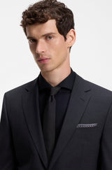 H-Tie with jacquard weave