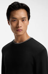 H-TALLEY LS WAFFLE-TEXTURED STRETCH COTTON