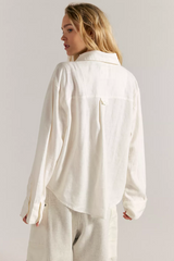 We The Free Laurel Linen Button Down Top
