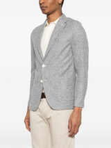 1901 Blazer jacket with pockets in blue color