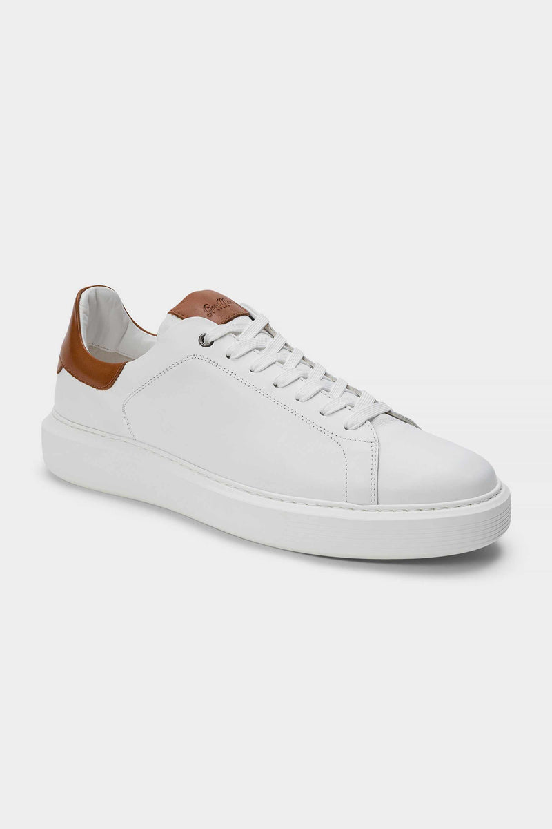 Good Man Brand Sneaker Legend London - White / Dark Vachetta