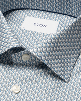 Eton Parrot Print Signature Twill Shirt