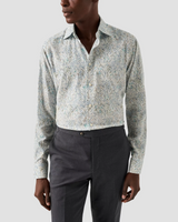 Eton Contemporary Fit Dress Shirt with Classic Paisley Print