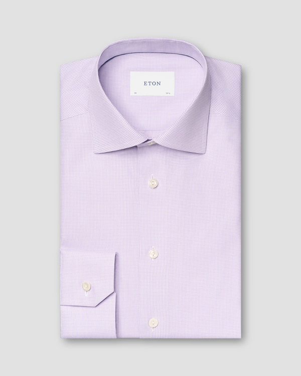 Fine Check Signature Twill Shirt