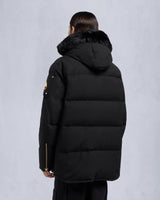 Moose Knuckles Mens Gold 3Q Jacket in Black with Black Shearling