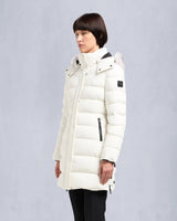 Moose Knuckles Womens Watershed 3 Parka in Milky Way with Natural Shearling