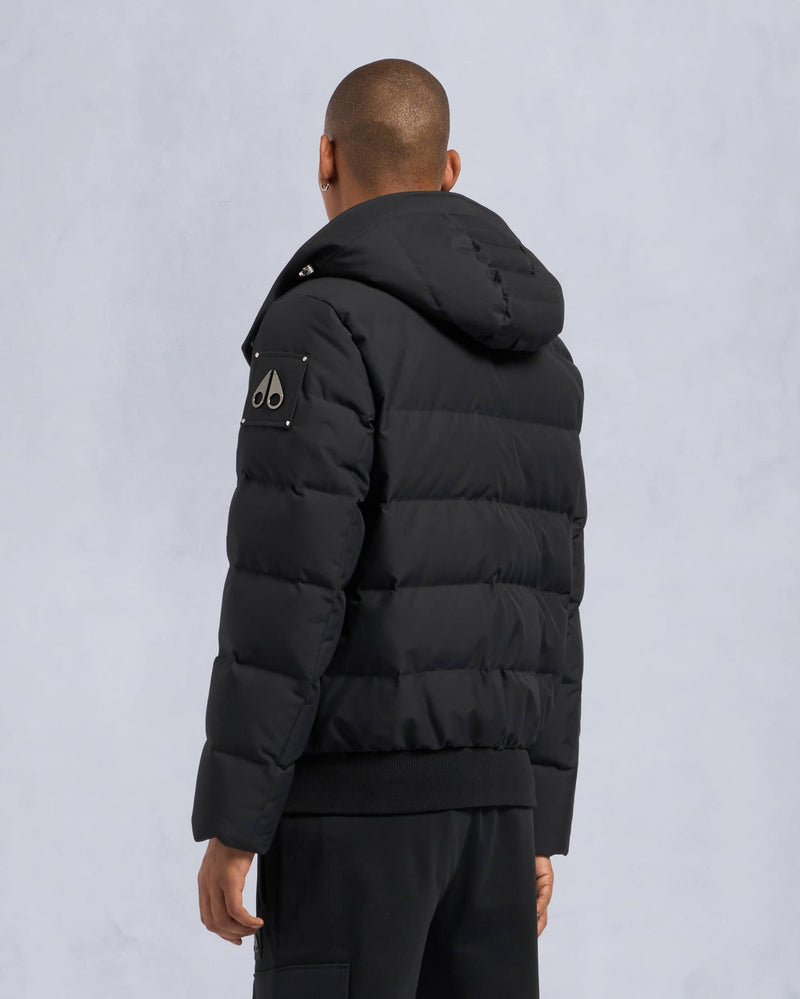 Moose Knuckles Mens Cloud Bomber in Black