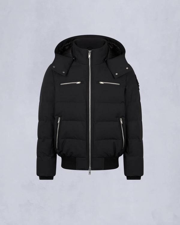 Moose Knuckles Mens Cloud Bomber in Black