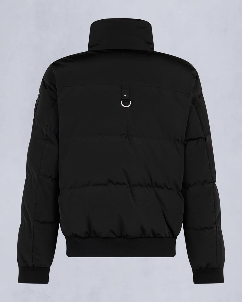 Moose Knuckles Mens High Point Bomber in Black