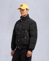 Moose Knuckles Mens High Point Bomber in Black