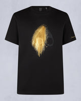 Moose Knuckles Mens Augstine Tee Gold in Black