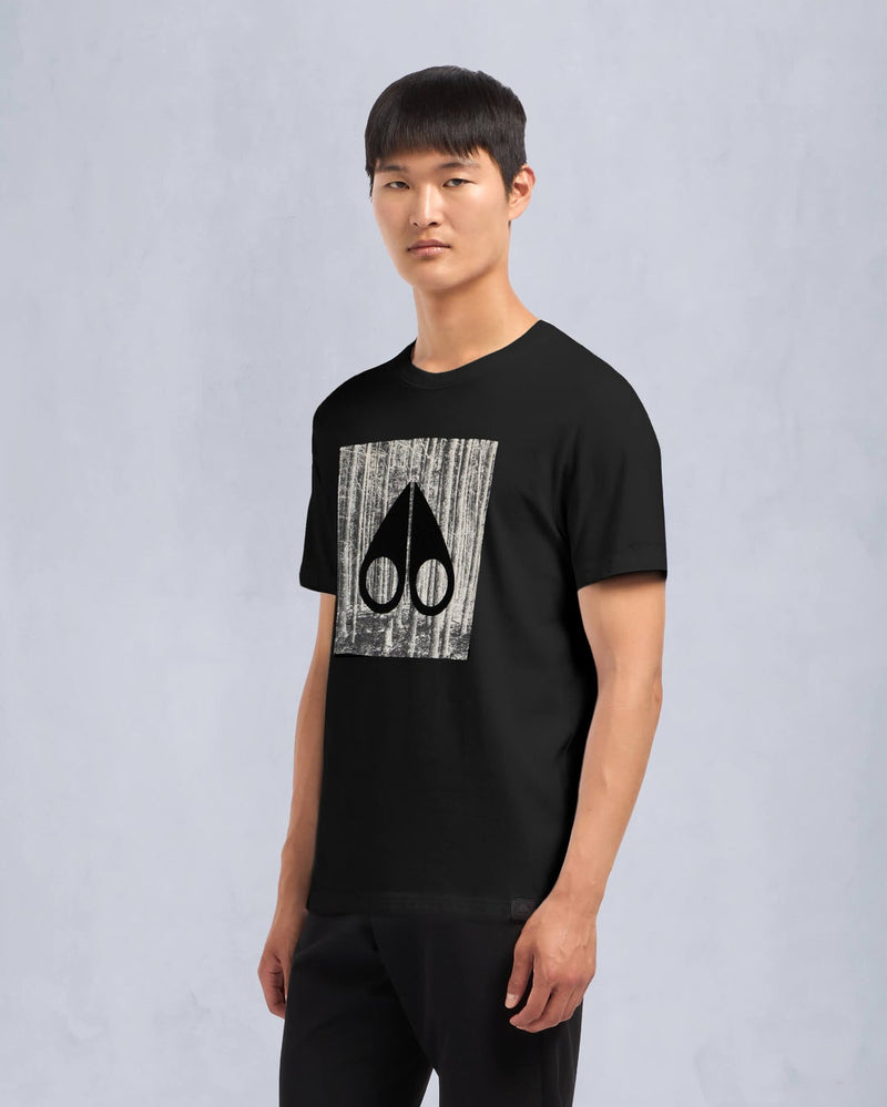 Moose Knuckles Mens Igneous Tee in Black