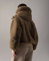 LUXE SATIN REVERSIBLE BOMBER