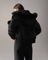 LUXE SATIN REVERSIBLE BOMBER