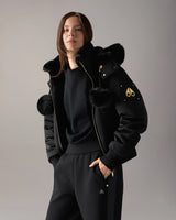 LUXE SATIN REVERSIBLE BOMBER