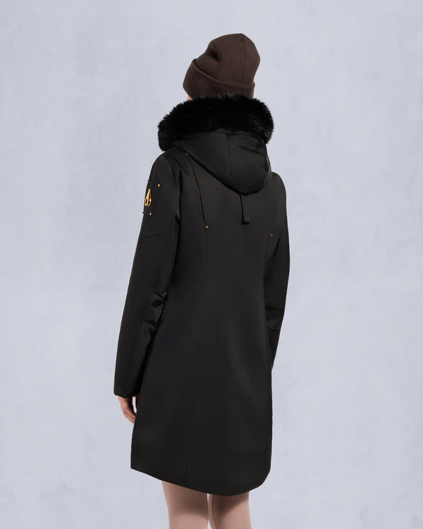 MOOSE KNUCKLES GOLD SERIES SATIN STIRLING PARKA