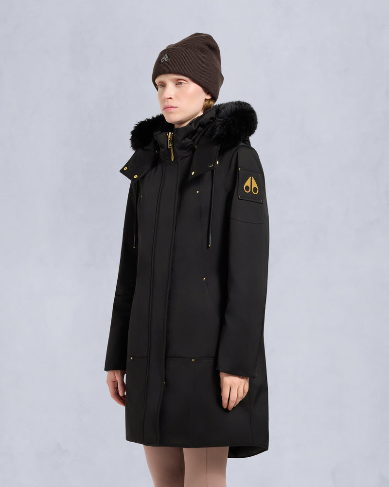 MOOSE KNUCKLES GOLD SERIES SATIN STIRLING PARKA