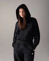 MIXED MEDIA BUNNY HOODIE