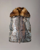 EVEREST PRINTED DOWN PUFFER VEST