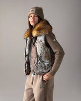EVEREST PRINTED DOWN PUFFER VEST