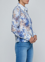 L'agence Maia Lace Buttondown Blouse